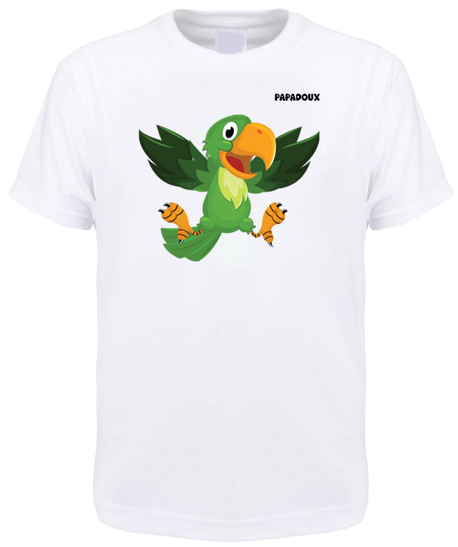 T-shirt enfant Perroquet