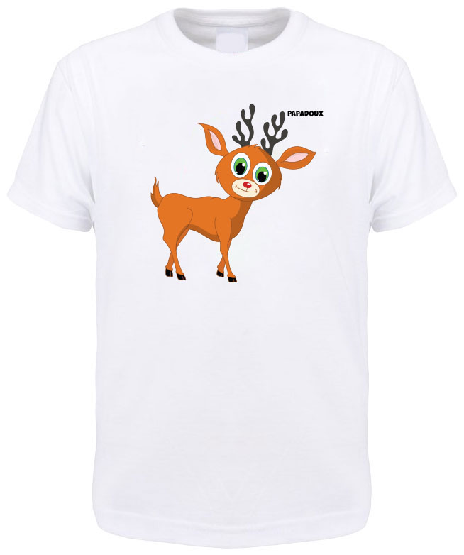 T-shirt enfant Biche