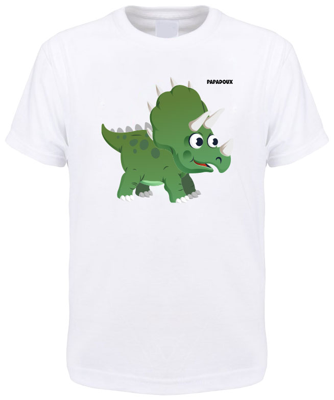 T-shirt enfant Tricératops