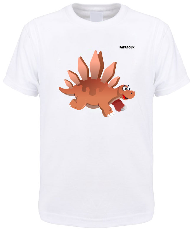 T-shirt enfant Stégosaure
