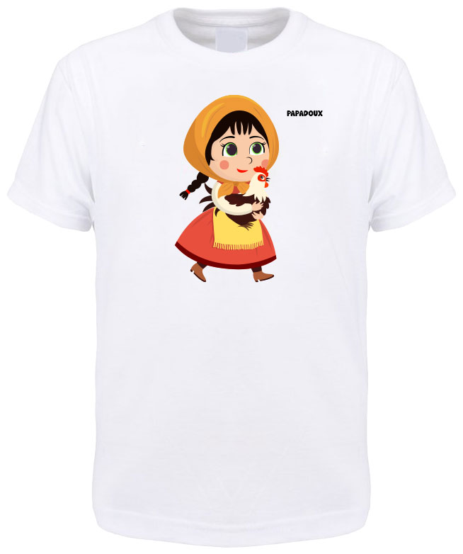T-shirt enfant Fermière