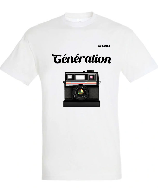 T-shirt Génération Polaroide