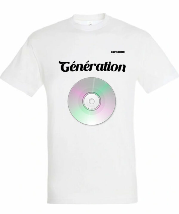 T-shirt Génération CD-rom