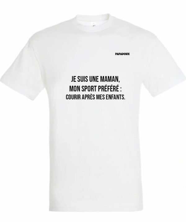 T-shirt Lettrage Courir