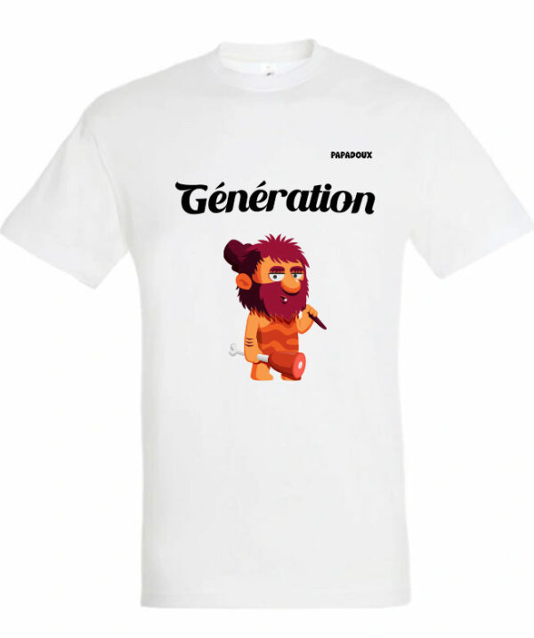 T-shirt Génération Homme de Cro-Magnon