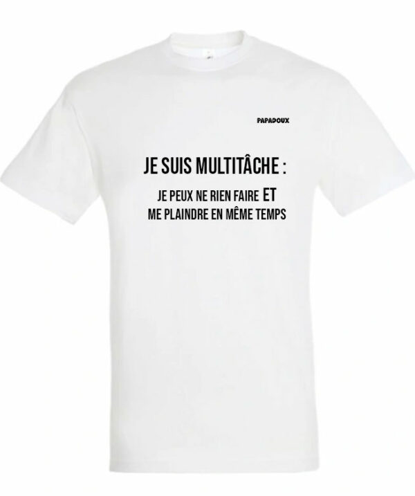 T-shirt Lettrage Multitaches