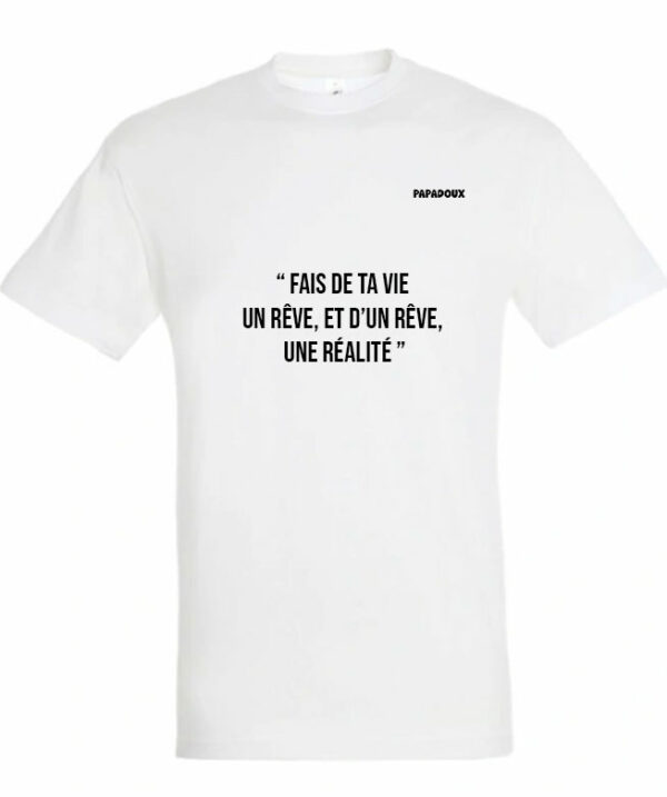 T-shirt Lettrage Vie